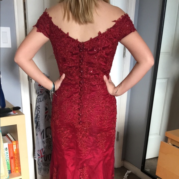 Red Prom Dress - Picture 2 of 6